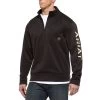 Ariat Men's Team Logo 1/4 Zip Top -Western Fashion Men 1c8b02faa67f8697fe1bedccb37370af