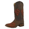 Roper Men's Maple Leaf Square Toe Cowboy Boots -Western Fashion Men 21bf2451294c0d807be247554e9ed8a8