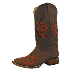 Roper Men's Maple Leaf Square Toe Cowboy Boots