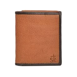 STS Ranchwear Men's Frontier Leather Bi-Fold Wallet
