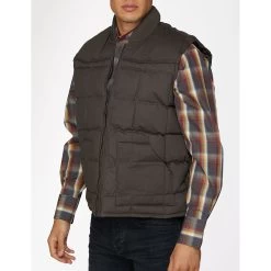 Rodeo Clothing Canvas Winter Vest -Western Fashion Men 259a679f06f643c5b6cbf1cddd9ba188