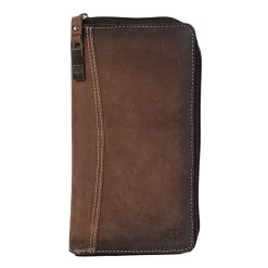STS Ranchwear Zip-Around Leather Passport Wallet