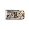 Montana Silversmiths Calgary Stampede Two Tone Bitterroot Flourish Money Clip -Western Fashion Men 325c151e47d7dcadce29206b1fb64f13