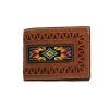 Twisted X Men's Sunburst Rough Leather Bi-Fold Wallet -Western Fashion Men 3471aa79e5300625506eaf3f9202506d