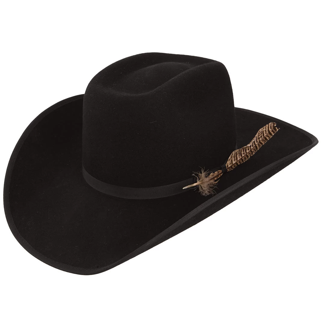 Resistol Holt B 4X Brick Top Felt Cowboy Hat 3 Resistol Holt B 4X Brick Top Felt Cowboy Hat