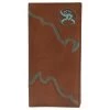 Roughy Men's Stitch Accent Leather Rodeo Wallet