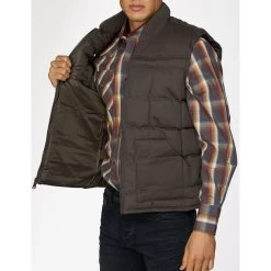 Rodeo Clothing Canvas Winter Vest -Western Fashion Men 468a29a95e2a8757a61c902216d94478