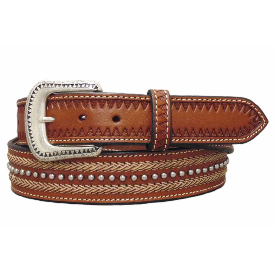 Lejon Braids & Studs Men's Belt 4 Lejon Braids & Studs Men's Belt - Image 2