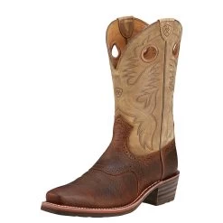 Ariat Men's Heritage Roughstock Square Toe Cowboy Boots