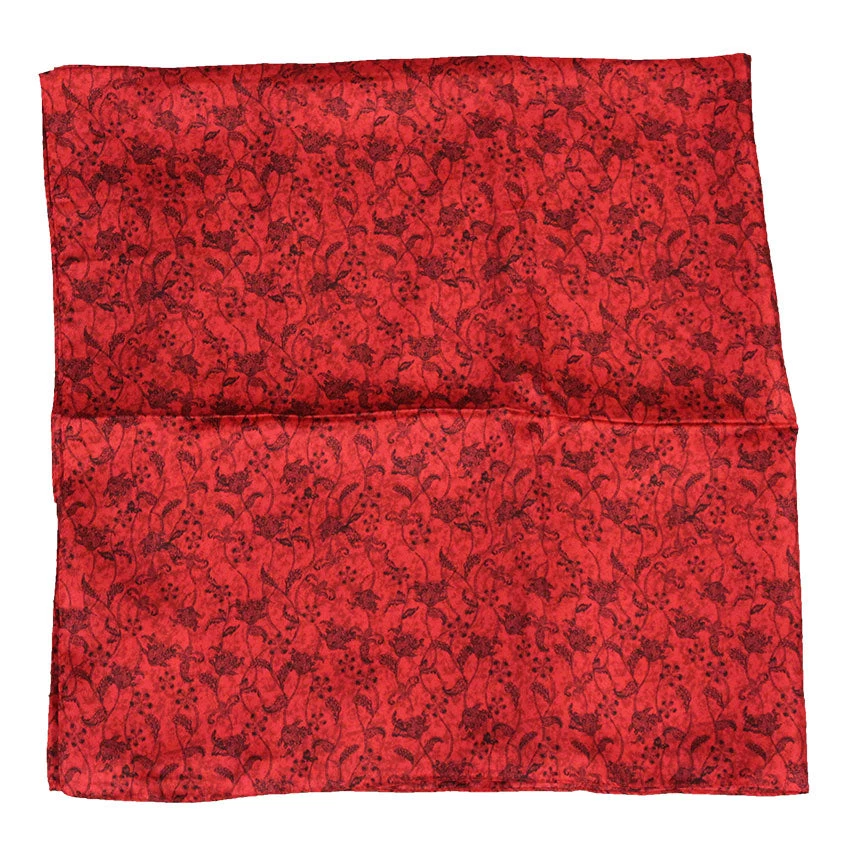 Austin Accent Subtle Floral Print Wild Rag Scarf 4 Austin Accent Subtle Floral Print Wild Rag Scarf - Image 2