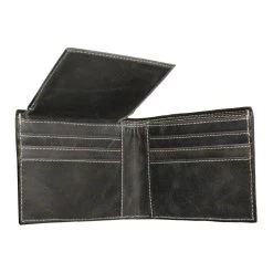 Twisted X Men's Sunburst Rough Leather Bi-Fold Wallet -Western Fashion Men 75147b711b0a3ff1600439b238ee3f6b