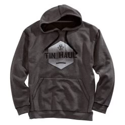 Tin Haul Fleece Heather Grey Mens Hoodie