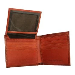 Ranger Belt Co. Men's Vine Basketweave Leather Bi-Fold Wallet -Western Fashion Men 80f544382fa54f501da2b8713fe83d12