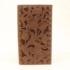 Nocona Men's Floral Embossed Rodeo Wallet