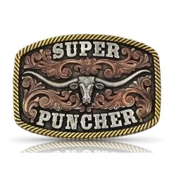 Montana Silversmiths Men's Dale Brisby Super Puncher Buckle