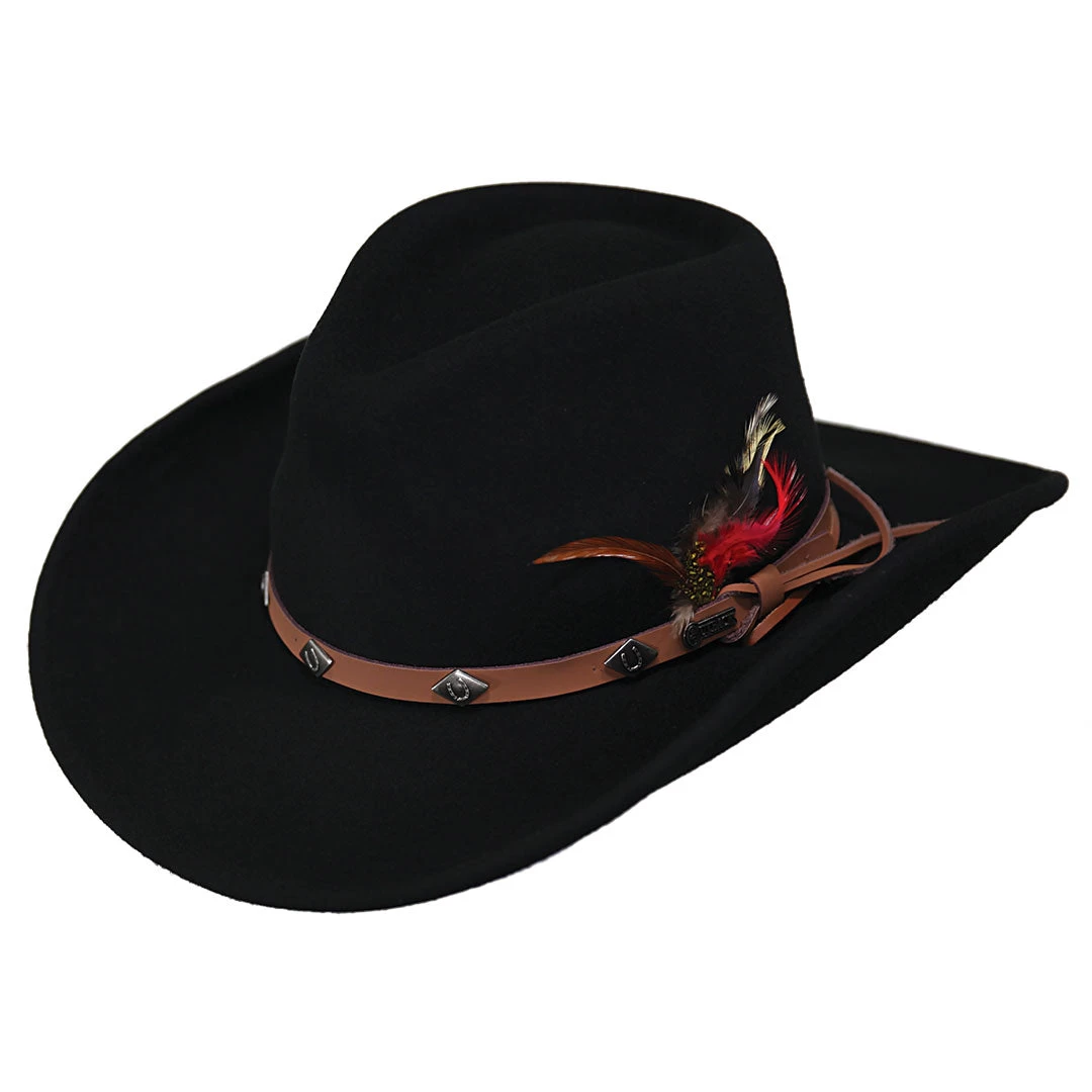 Outback Trading Co. Wide Open Spaces Aussie Felt Cowboy Hat 3 Outback Trading Co. Wide Open Spaces Aussie Felt Cowboy Hat