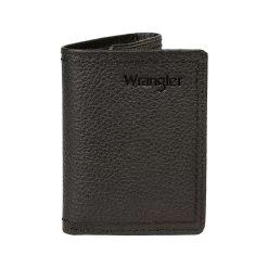 Wrangler Men's Double Stitch Tri-Fold Wallet