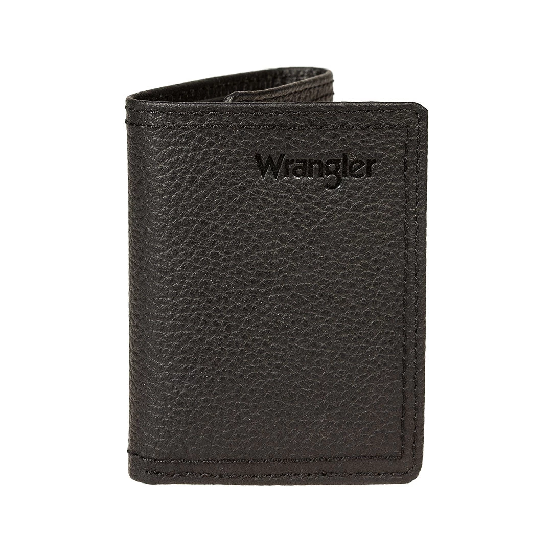 Wrangler Men's Double Stitch Tri-Fold Wallet 3 Wrangler Men's Double Stitch Tri-Fold Wallet