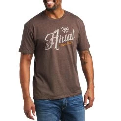 Ariat Men's 100 Proof Graphic T-Shirt -Western Fashion Men AIL 10040874 front