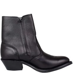 Boulet Men's Mid Length Zip Cowboy Dress Boots -Western Fashion Men BOU 2220 EEE 1