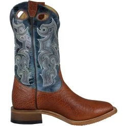 Boulet Men's Distressed Leather Cowboy Boots -Western Fashion Men BOU 9293 EEE 2