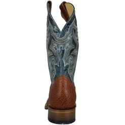 Boulet Men's Distressed Leather Cowboy Boots -Western Fashion Men BOU 9293 EEE 3