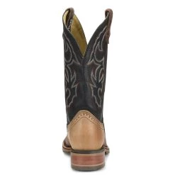 Double-H Men's Grissom Square Toe Cowboy Boots -Western Fashion Men HHB DH4644 BK
