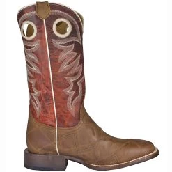 Roper Men's Stitched Vamp Square Toe Cowboy Boots -Western Fashion Men KAR 92085108437E 3