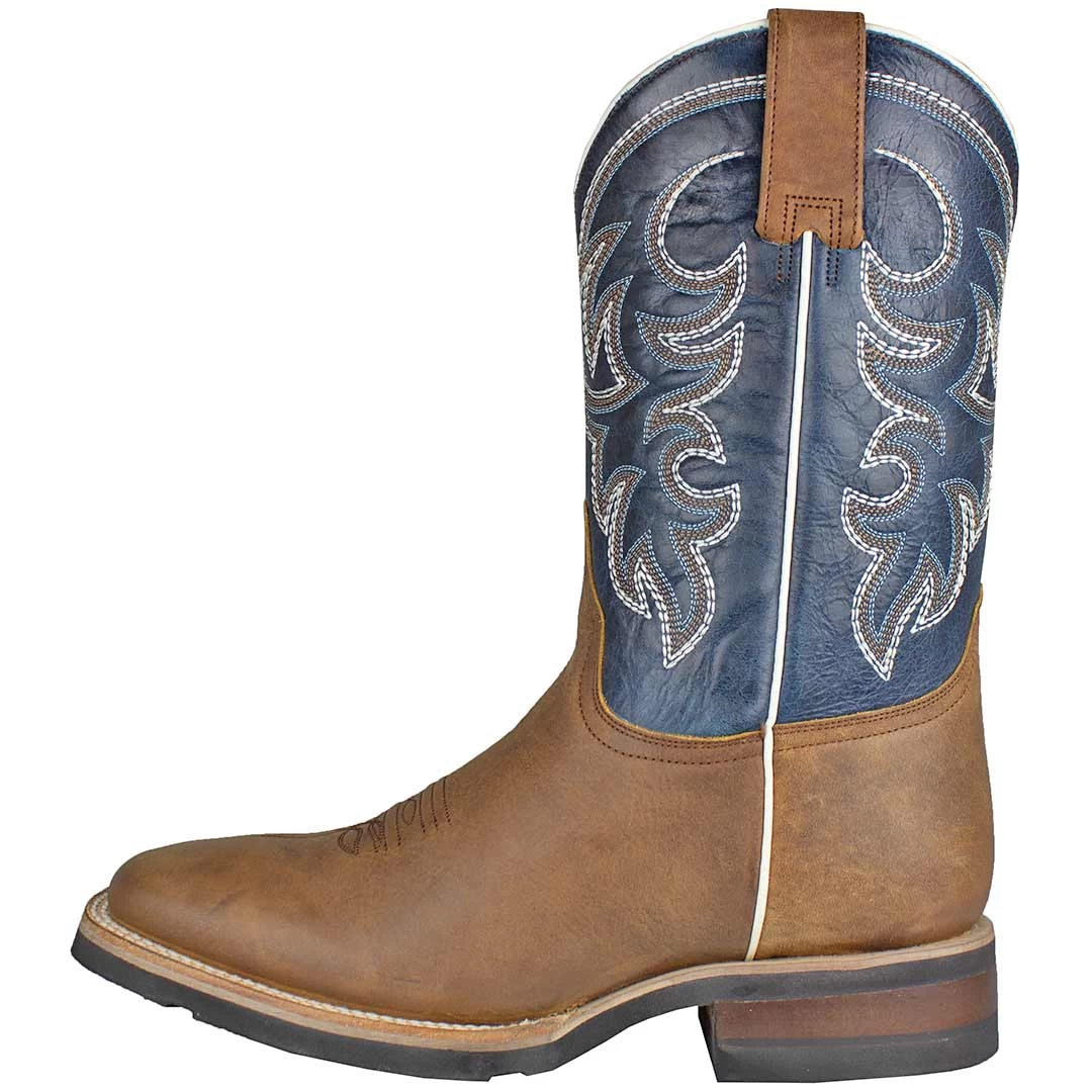 Roper Men's Navy Shaft Cowboy Boots 4 Roper Men's Navy Shaft Cowboy Boots - Image 2