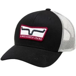 Kimes Ranch Men's Extra Crunchy Snap Back Cap -Western Fashion Men KIM Extra Crunchy Black