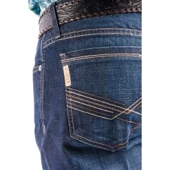 Cinch Men's Ian Performance Slim Fit Jeans -Western Fashion Men RCK MB65436001 DTL