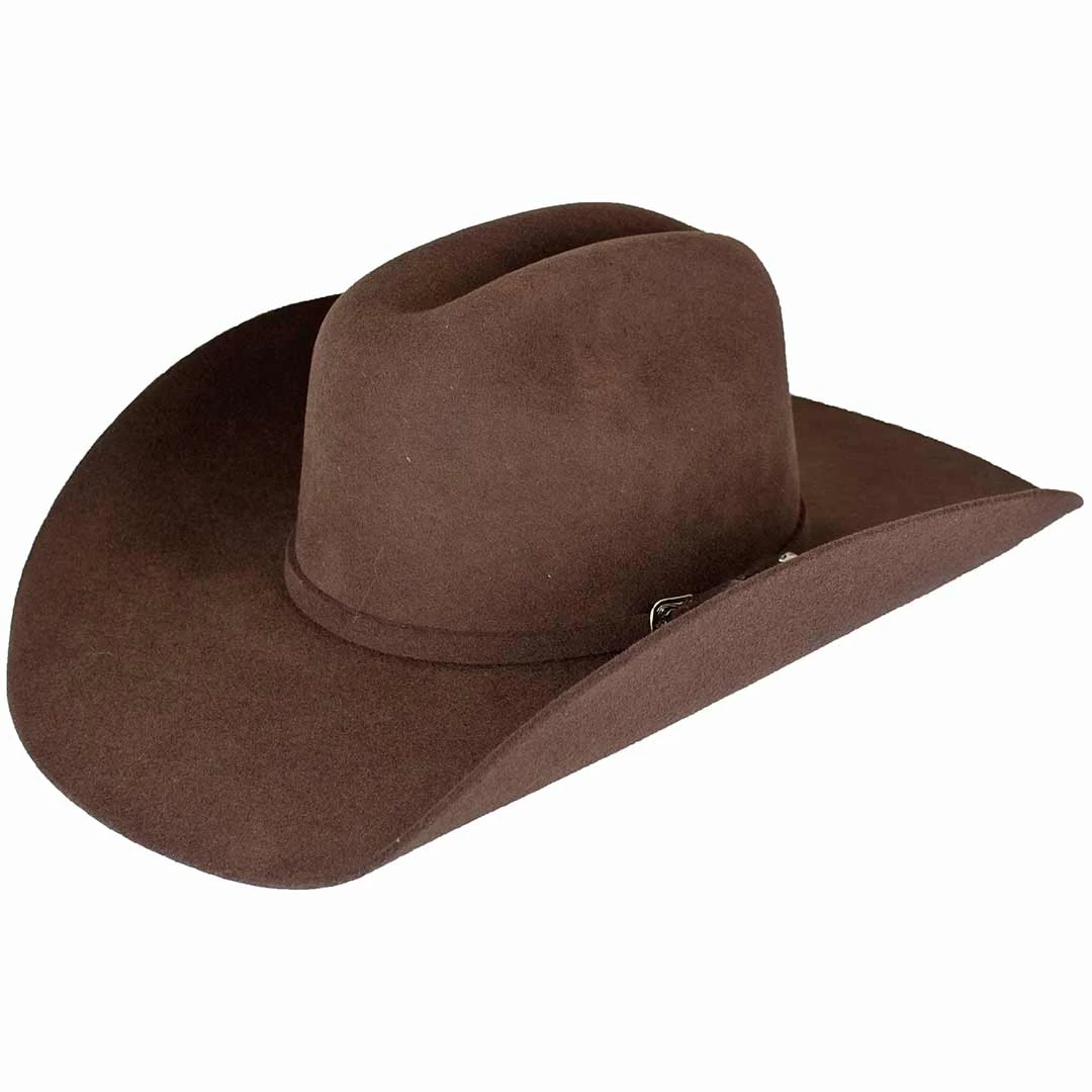 Serratelli 2X Felt Cattleman Crown Cowboy Hat 4 Serratelli 2X Felt Cattleman Crown Cowboy Hat - Image 2