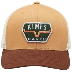 Kimes Ranch Men's Distance Snap Back Cap 12 Kimes Ranch Men's Distance Snap Back Cap -Western Fashion Men The Distance Gold 2