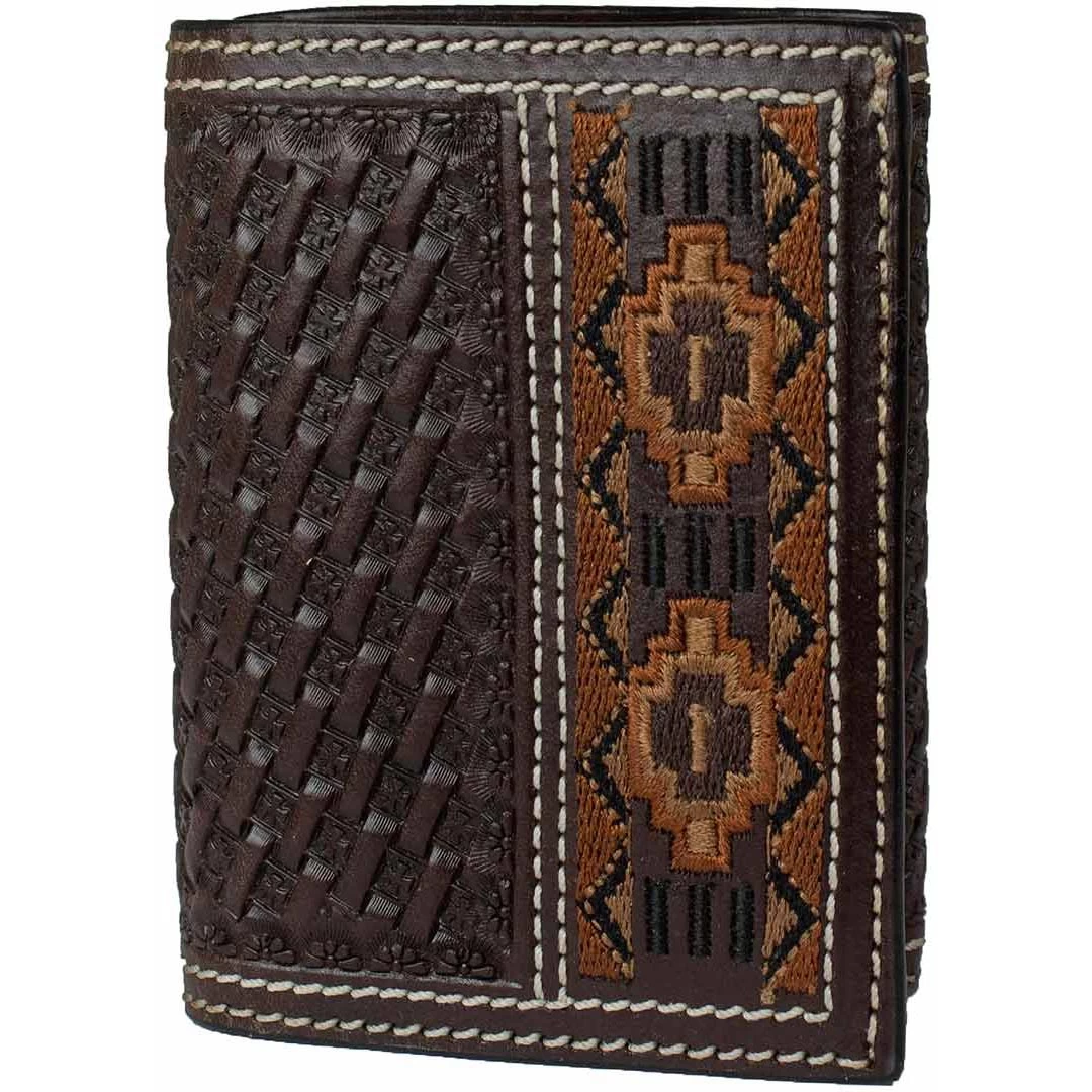 Ranger Belt Co. Men's Aztec Tri-Fold Wallet 3 Ranger Belt Co. Men's Aztec Tri-Fold Wallet