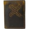 Twisted X Men's Distressed Leather Tri-Fold Wallet -Western Fashion Men WFA XH 242T new