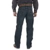 Wrangler Men's 20X Competition Mid Rise Relaxed Jeans -Western Fashion Men WRA 01MWXDB BK