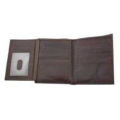 Cowboy Collection Men's Tri-Fold Leather Wallet -Western Fashion Men a82a8de7353e26932e77a6be13530f9f