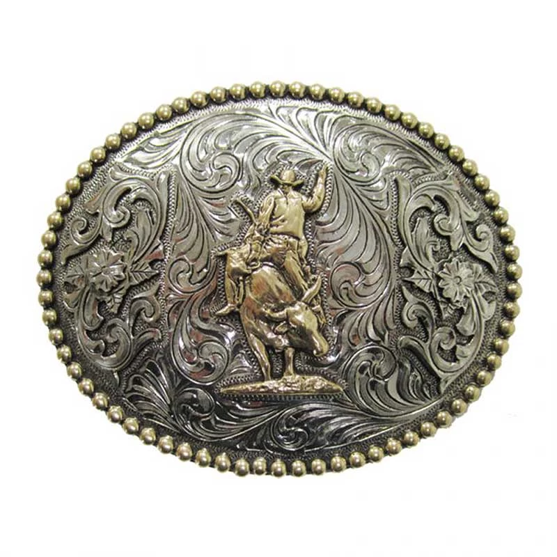 AndWest Men's Bull Rider Buckle 3 AndWest Men's Bull Rider Buckle