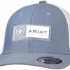 Ariat Men's Clear Logo Patch Snap Back Cap -Western Fashion Men ariat men s clear logo patch snap back cap