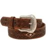 Ariat Men's Floral Tooled Leather Belt 2 Ariat Men's Floral Tooled Leather Belt -Western Fashion Men ariat men s floral tooled leather belt