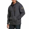 Ariat Men's Rebar Workman Full Zip Hoodie -Western Fashion Men ariat men s rebar workman full zip hoodie