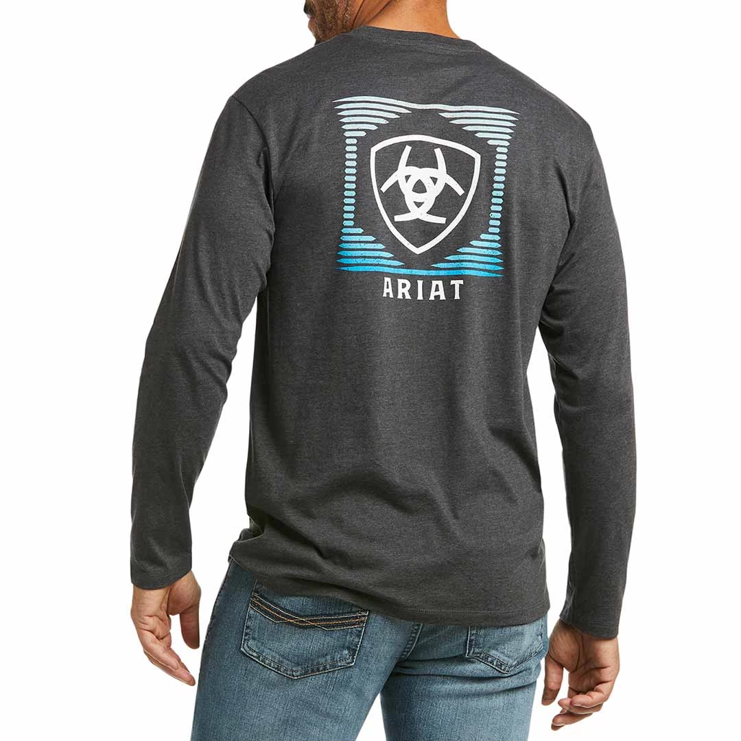 Ariat Men's Shield Logo Graphic Long Sleeve T-Shirt 4 Ariat Men's Shield Logo Graphic Long Sleeve T-Shirt - Image 2