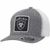 Ariat Men's Shield Logo Patch Snap Back Cap