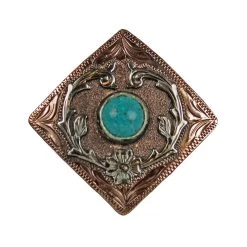 Austin Accent Diamond With Turquoise Scarf Slide