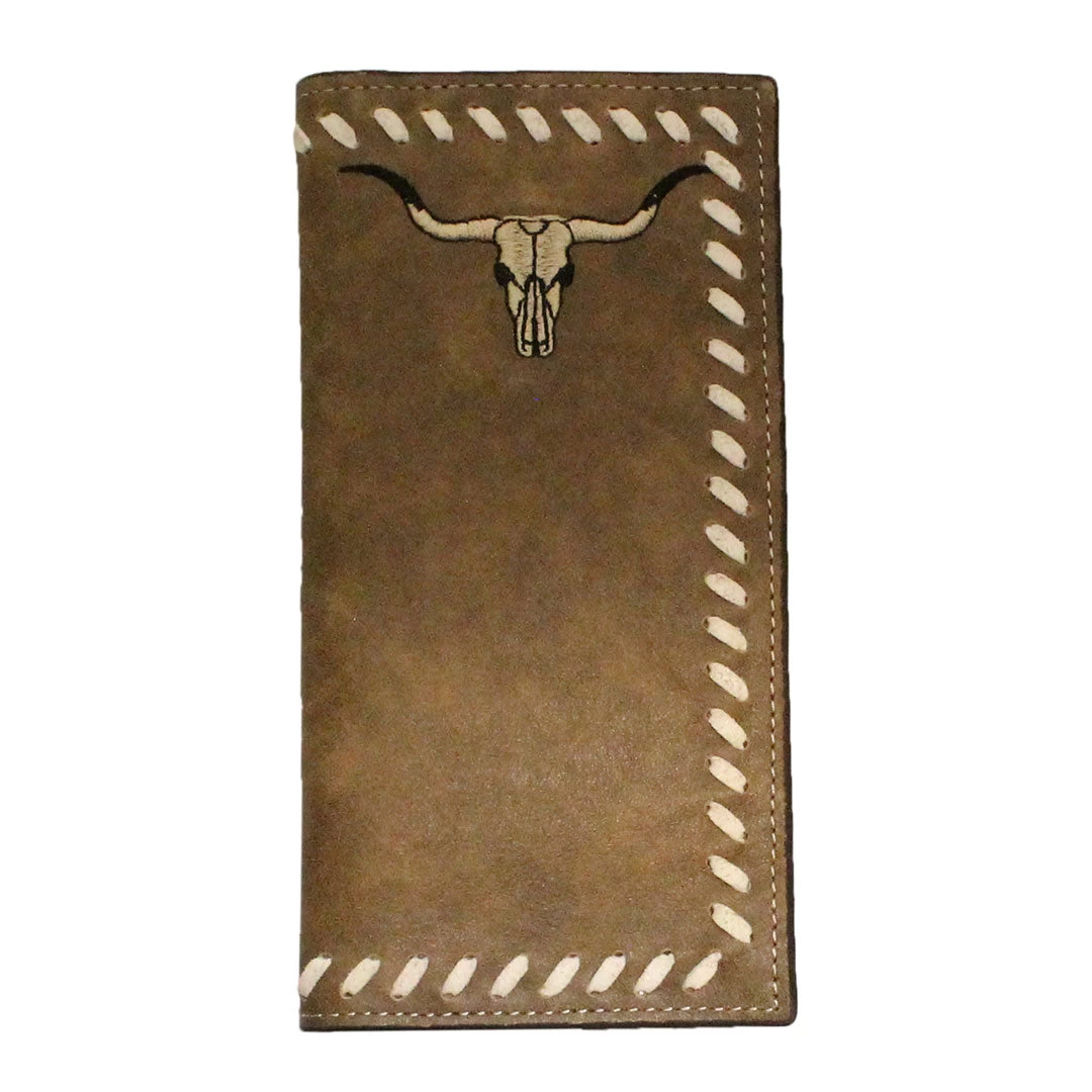 Twisted X Men's Embroidered Longhorn Rodeo Wallet 3 Twisted X Men's Embroidered Longhorn Rodeo Wallet