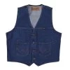 Wrangler Men's Unlined Denim Prewashed Vest -Western Fashion Men c59276c8be20eeed731b381630213166