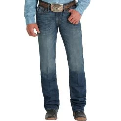 Cinch Men's Ian Performance Stretch Slim Bootcut Jeans -Western Fashion Men cinch men s ian performance stretch slim bootcut jeans