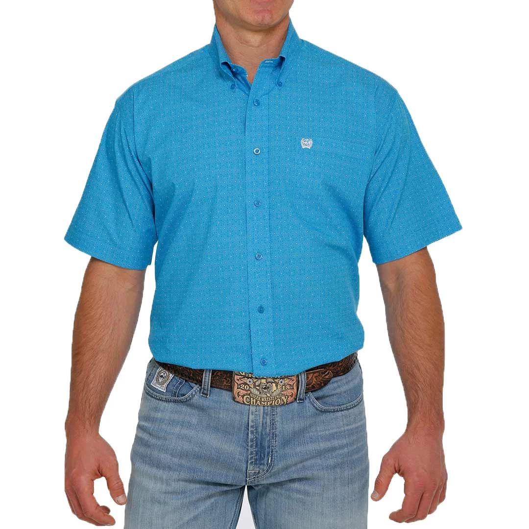 Cinch Men's Kaleidoscope Print Short Sleeve Button-Down Shirt 3 Cinch Men's Kaleidoscope Print Short Sleeve Button-Down Shirt