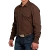 Cinch Men's Modern Fit Weave Print Snap Shirt -Western Fashion Men cinch men s modern fit weave print snap shirt