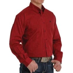Cinch Men's Paisley Print Button-Down Shirt -Western Fashion Men cinch men s paisley print button down shirt